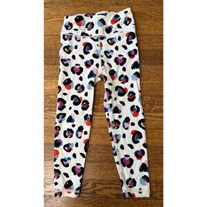 Hanna Andersson Girls' Printed Athletic Tights Size 4